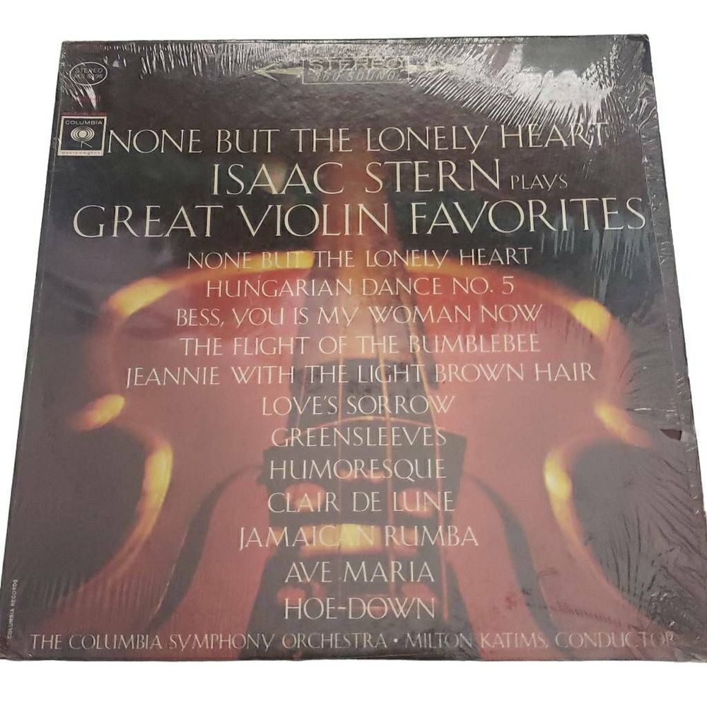 Isaac Stern Great Violin Favorites Vinyl Record‎
